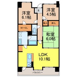 サーパス錦の物件間取画像